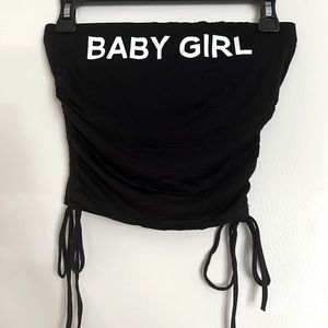 Black Tube Top Size: S